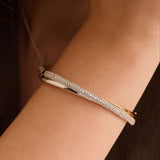 Zirkonia Crossover Bangle