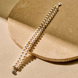 Classic Dubbele Parel Armband