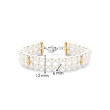 Classic Dubbele Parel Armband