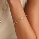 Armband met steentjes en zirkonia