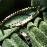 Classic Zirkonia Bangle Zilver