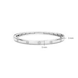 Classic Zirkonia Bangle Zilver