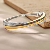 Bold Zirkonia Crossover Bangle