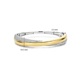 Bold Zirkonia Crossover Bangle