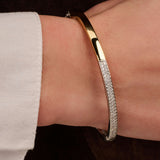 Contrast Zirkonia Bangle