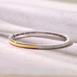 Contrast Zirkonia Bangle