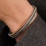 Structure Bangle Zilver