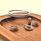 Structure Bangle Zilver