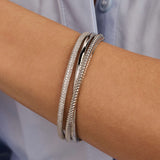 Zirkonia Structure Bangle