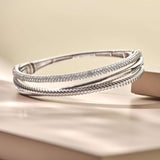 Zirkonia Structure Bangle