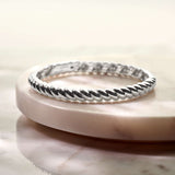 Vintage Geribbelde Bangle