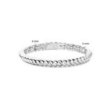 Vintage Geribbelde Bangle