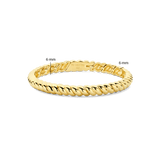 Vintage Geribbelde Bangle