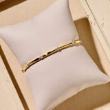 Classic Rechthoekige Zirkonia Bangle