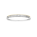 Contrast Tricolor Zirkonia Bangle