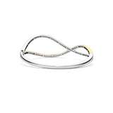 Organic Open Zirkonia Bangle
