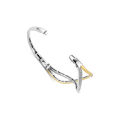 Organic Open Zirkonia Bangle
