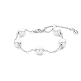 Parel Charm Armband Zilver
