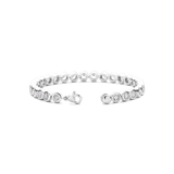 Ronde Zirkonia Armband Zilver