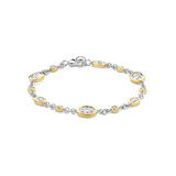 Ovale Zirkonia Armband