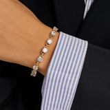 Zirkonia Schakel Armband
