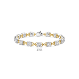 Zirkonia Schakel Armband