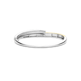 Contrast Twisted Zirkonia Bangle