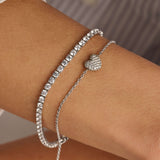 Zirkonia Hartjes Armband