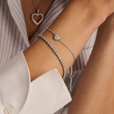 Zirkonia Hartjes Armband