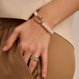 Parel Schakel Armband