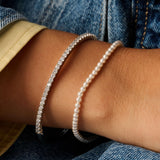 Dunne Parel Armband