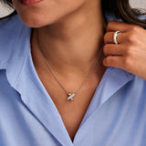 Zirkonia Cross Ketting