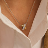 Zirkonia Cross Ketting