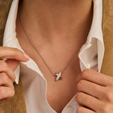 Zirkonia Cross Ketting