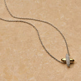 Zirkonia Cross Ketting