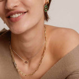 Paarse Gem Ketting