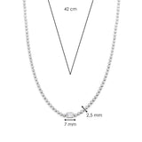 Baguette Tennis Ketting
