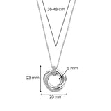 Zirkonia Cirkel Ketting