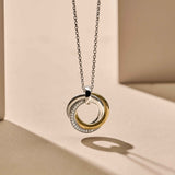 Zirkonia Cirkel Ketting