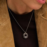 Zirkonia Cirkel Ketting