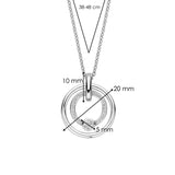 Zirkonia Cirkel Ketting