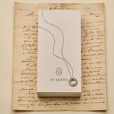 Zirkonia Cirkel Ketting