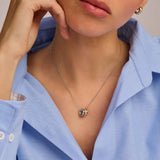 Triple Circle Zirkonia Ketting