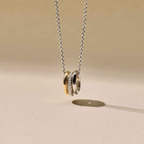 Triple Circle Zirkonia Ketting