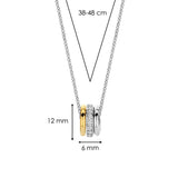 Triple Circle Zirkonia Ketting