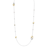 Cross Connected Charm Ketting