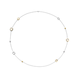 Parel Cushion Charm Ketting
