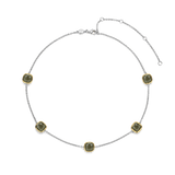 Kaki Cushion Charm Ketting