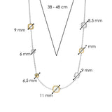 Parel Cushion Charm Ketting