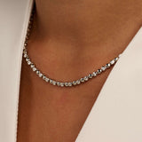 Ronde Zirkonia Ketting